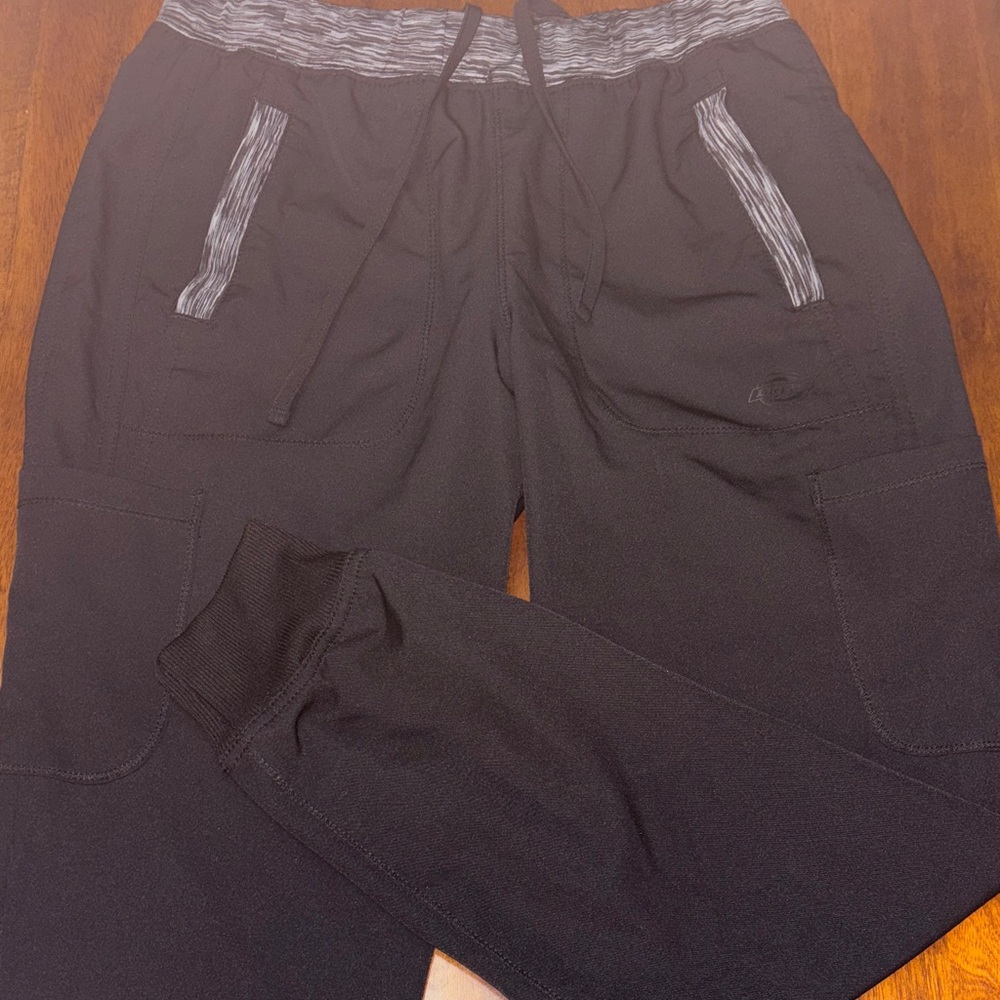 Dickies Black Joggers with Gray Accents
